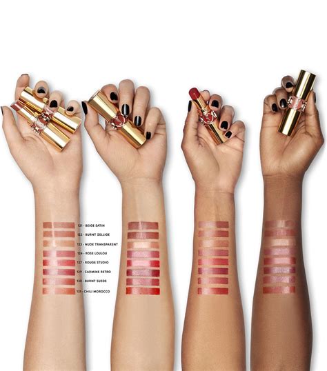 swatch ysl volupte shine|YSL rouge volupte shine 16.